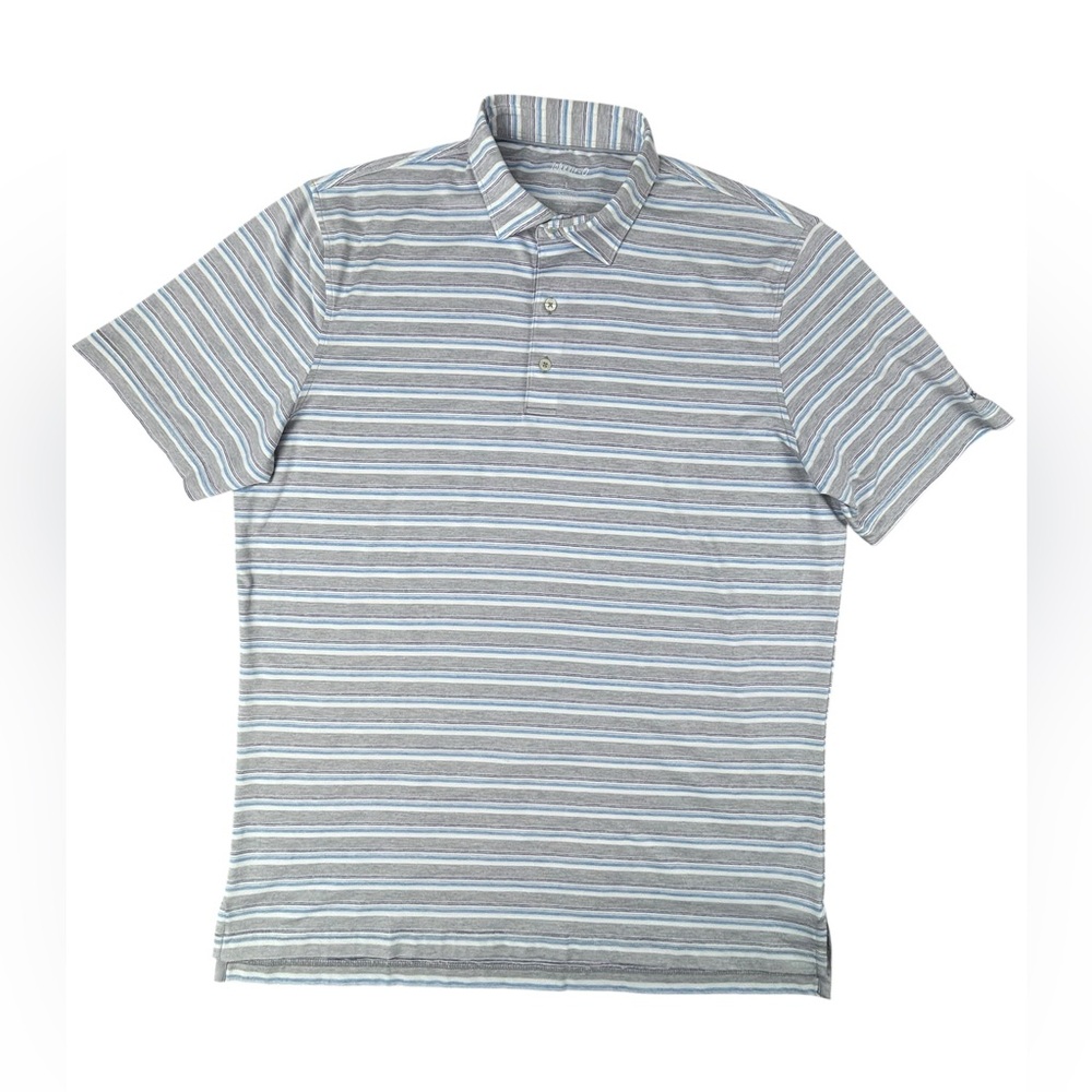 Johnnie-O | Striped Polo | Large | Like New!!